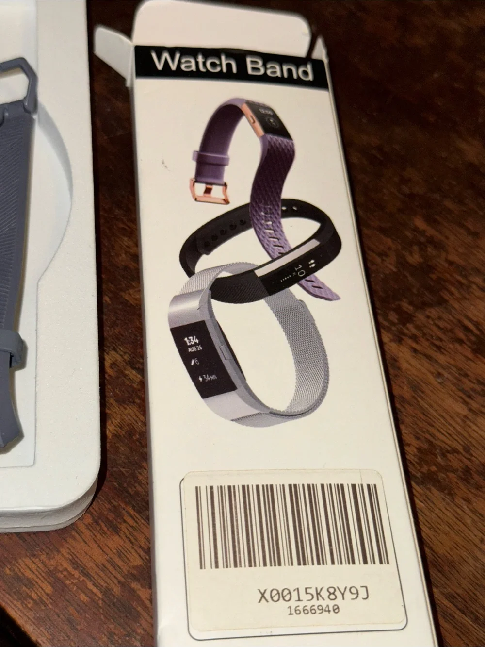 henoda Fitbit Replacement Silicone Band in Gray